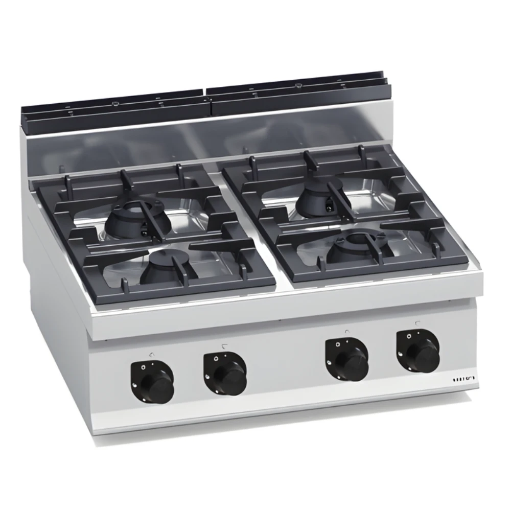 mobiliario-contract-cocina 4 fuegos a gas sobremesa